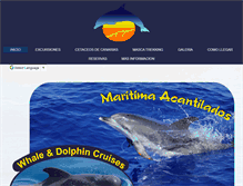 Tablet Screenshot of maritimaacantilados.com